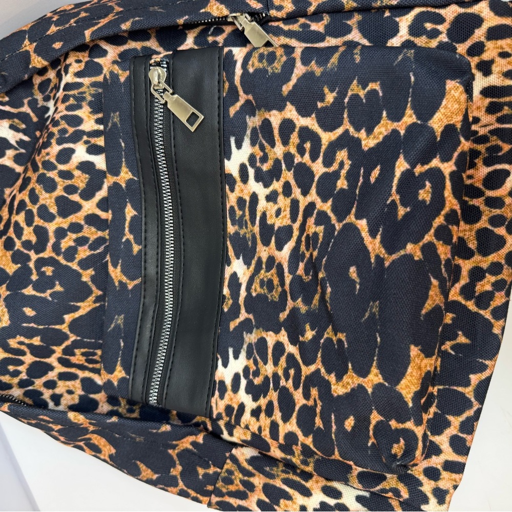 Leopard Print Backpack - image 4